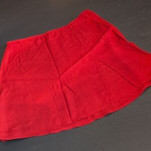 Reformation Red Mini Skirt